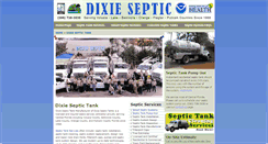 Desktop Screenshot of dixieseptictank.com