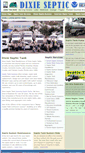 Mobile Screenshot of dixieseptictank.com
